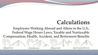 Federal Wage and Hour Laws: Employee Benefits and Taxation