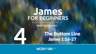Christian Living Lessons from James