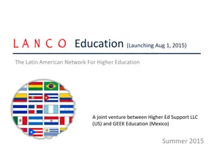 Latin American Education Network - LANCO Launches in Mexico City 2015