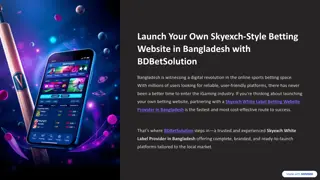 Launch Your Own Skyexch-Style Betting Website in Bangladesh with BDBetSolution