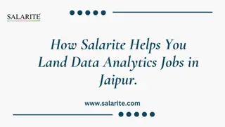 How Salarite Helps You Land Data Analytics Jobs in Jaipur.