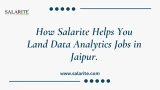 How Salarite Helps You Land Data Analytics Jobs in Jaipur.