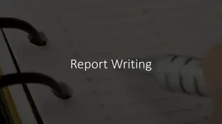 Effective Report Writing Techniques