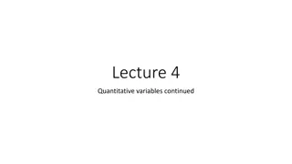 Understanding Quantitative Variables in Data Analysis