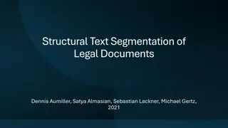 Legal Document Structural Segmentation