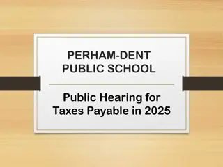 Understanding Perham-Dent Public School Budget Cycle