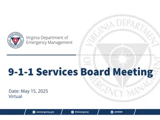 Virtual 9-1-1 Services Board Meeting Agenda May 15, 2025