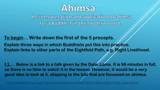 Ahimsa in Modern Buddhism