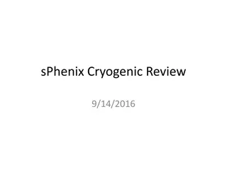 Cryogenic Requirements and Cooling Systems for sPhenix Detector