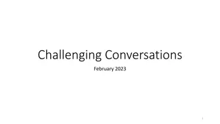 Understanding Challenging Conversations in Academic Settings