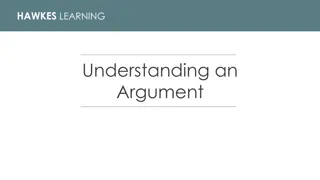 Effective Argument Structure