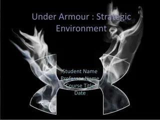Under Armour Strategic Environment Analysis