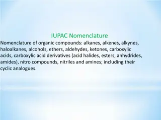 Understanding IUPAC Nomenclature for Organic Compounds