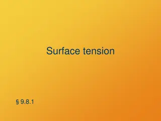 Understanding Surface Tension and Fluid Viscosity