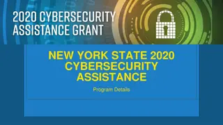NYS Cybersecurity Assistance Program 2020 Details