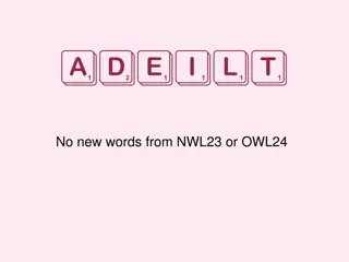Unique Scrabble Alphagram and Linguistic Journey