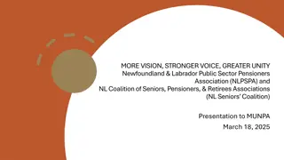 NLPSPA and NL Seniors Coalition: Advocating for Pensioners' Rights