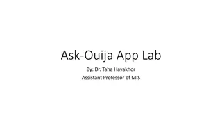 Ask Ouija Social Game Lab by Dr. Taha Havakhor