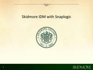 Snaplogic Integration for IDM Transition