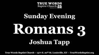 Grace and Works in Biblical Perspectives