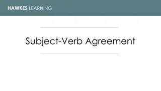 Subject-Verb Agreement: Tips and Examples