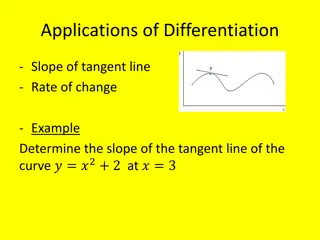 Applications of Differentiation in Economics