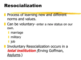 Understanding Resocialization in Total Institutions