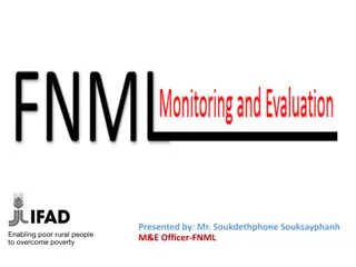 M&E System for Sustainable Development