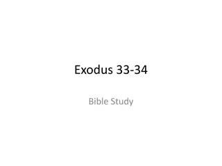 Exodus 33-34 Bible Study and Meditation of Moses