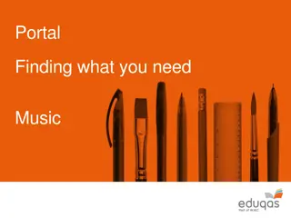Explore Music Resources on WJEC Portal