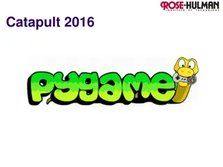 Python Game Programming with Pygame