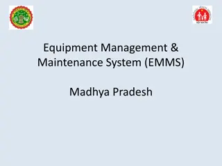 End-to-End Equipment Management System in Madhya Pradesh