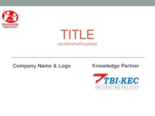 Innovative Proposal for Company Advancement