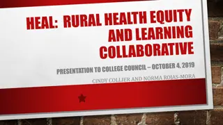 Improving Rural Health Equity