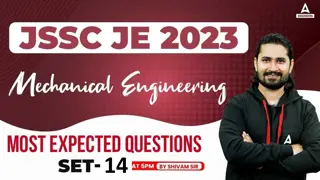 Mechanical Engineering Most Expected Questions Set