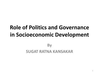 Politics and Governance in Socioeconomic Development