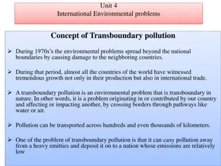 Transboundary Pollution and Climate Change