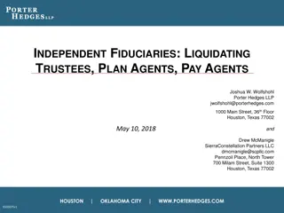 Choosing Post-Confirmation Trusts and Fiduciaries