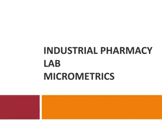 Particle Size Analysis in Industrial Pharmacy Lab