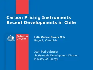 Recent Developments in Chile's Carbon Pricing