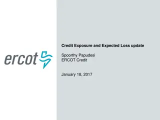 Update on Credit Exposure & Expected Loss Analysis