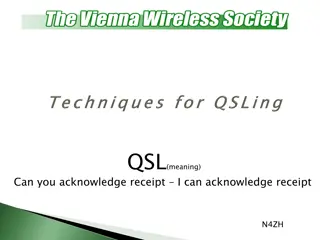 Ways to QSL and QSL Card Sending Practices