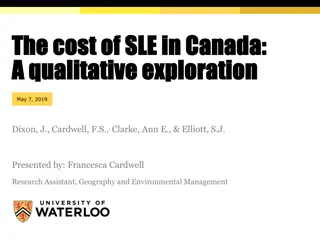 Exploring the Economic Impact of Systemic Lupus Erythematosus in Canada