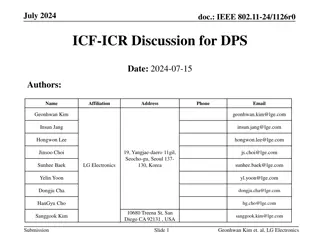 Dynamic Power Saving Discussion