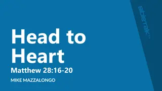 Discovering Discipleship in Matthew 28:16-23