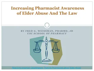 Pharmacist Awareness of Elder Abuse Law