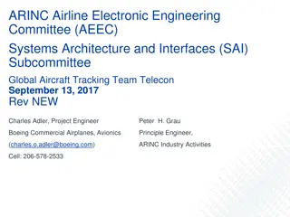 AEEC Systems Architecture Updates and Meeting Schedules