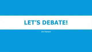 Effective Debate Judging and Feedback Strategies