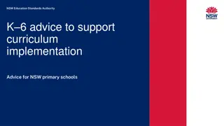 NSW Education Authority Curriculum Implementation Advice