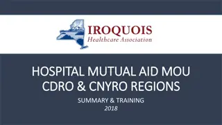 Mutual Aid MOU for Healthcare Emergency Preparedness